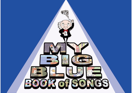 マイ・ビッグ・ブルー・ブック・オブ・ソングス&CD/My Big Blue Book of Songs